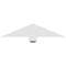 Ekena Millwork Kennewick Architectural Grade PVC Gable Bracket, 36"W x 7 1/2"H x 2"D x 4"F, 5/12 Pitch GBP036X08X0204KEN00 - alternate 5